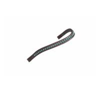Shires Aviemore Large Diamante Browband Havana/Green - Cob
