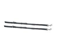 Shires Aviemore Leather and Elastic Side Reins - 32" x 5/8" Black