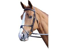 Shires Aviemore Mexican Bridle-Black Cob