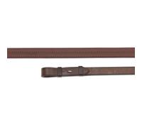 Velociti Gara Nylon Insert Rubber Grip Reins - 54" x 5/8" · Black