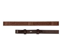 Shires Aviemore Nylon Insert Rubber Grip Reins-Havana 48'' x 1/2''