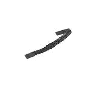 Shires Aviemore Plaited Browband - Black Cob