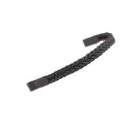 Shires Aviemore Plaited Browband Brown - Pony