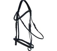 Shires Aviemore Raised Cavesson Bridle-Black Cob