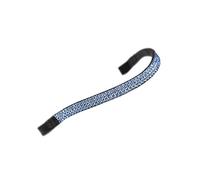 Shires Aviemore Wide Diamante Browband Blue/Black - Cob