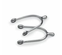 Shires Ball End Spurs - Child Stainless Steel