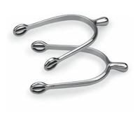 Shires Ball End Spurs - Child Stainless Steel