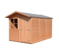 Shire Barraca 7 ft x 10 ft Shiplap Shed, Brown