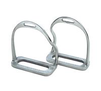 Shires Equestrian - Bent Leg Stirrup Iron - S/steel - Size: 4.75