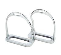 Shires Bent Leg Stirrup Irons - Steel - 4.75