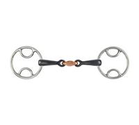 Shires Bevelled Sweet Iron Horse Bit Black (4.5In)
