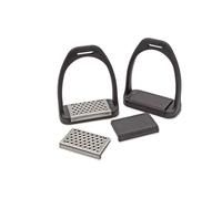 Shires Black Lightweight Stirrups Multi Tread - 4.5"