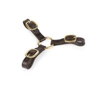Shires Blenheim 3 Way Leather Couplings: Black