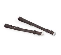 Shires Blenheim Bridle Cheek Pieces with Hook Studs-Black Full 3/4" (18mm)