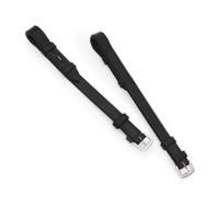 Shires Blenheim Bridle Cheek Pieces with Hook Studs-Black Full 1/2" (12.5mm)