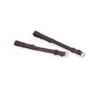 Velociti Gara Bridle Cheek Pieces - Full 3/4" · Havana