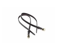 Shires Blenheim Childrens Leather Spur Straps Black
