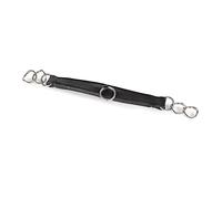 Blenheim Black Leather Curb Chain - Cob