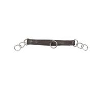 Blenheim Havana Brown Leather Curb Chain - Cob