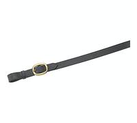 Shires Blenheim Leather lead rein equestrian in hand Black 3/4"