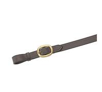 Shires Blenheim Leather lead rein equestrian in hand Havana 3/4"