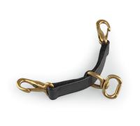 Shires Blenheim Leather Newmarket Attachment - Brown - Size: Small