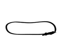 Velociti Gara Rolled Leather Lip Strap - Black