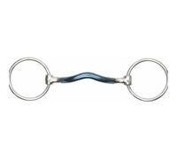 Shires Blue Alloy Loose Ring with Mullen Mouth