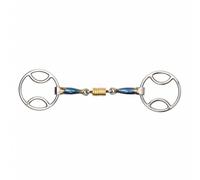 Shires Blue Sweet Iron Bevel With Roller Link - Blue Sweet Iron - 4.5