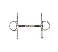 Shires Blue Sweet Iron Full Cheek With Lozenge Horse Bit UK 5 1/2", Bluee Sweet Iron