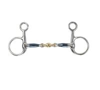 Shires Blue Sweet Iron Hanging Cheek with Lozenge - Blue Sweet Iron - 4.5