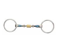 Shires Blue Sweet Iron Loose Ring With Roller - Blue Sweet Iron - 5.5
