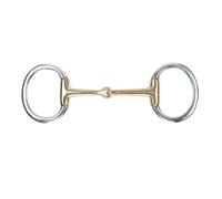 Shires Brass Alloy Flat Ring Jointed Eggbutt - Brass - 5.5