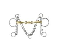 Shires Brass Alloy Pelham with Lozenge 6"