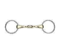 Shires Brass Alloy Training Bit 14mm - Horse Bridle Bits - Brass - Size: 4.5 inch