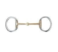 Shires Brass Jointed Horse Eggbutt Snaffle Bit ER375