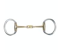 Shires Brass Lozenge Horse Eggbutt Snaffle Bit ER393