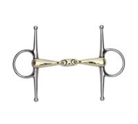 Shires Brass Lozenge Horse Snaffle Bit ER461