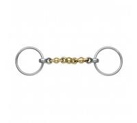 Shires Brass Waterford Horse Loose Ring Snaffle Bit ER777