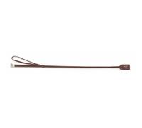 Shires Brown Leather Show Whip - 24"