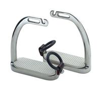 Shires Childrens/kids Fillis Safety Horse Peacock Stirrups Silver (3.75In)