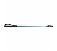 Shires Thread Stem Whip - Childrens Black/ Bright Blue - 24 Inches