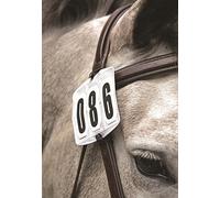 Shires Competition Number Kit in White Onesize