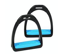Shires Compositi Adult Premium Profile Stirrups: Bright Blue