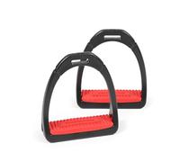 Shires Compositi Premium Profile Stirrups Red - Adult