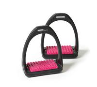 Shires Compositi Reflex Stirrups - Raspberry