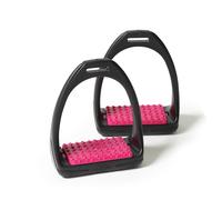 Shires Compositi Reflex Stirrups Raspberry - One Size