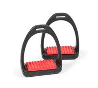 Shires Compositi Reflex Stirrups Red - One Size