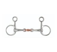 Shires Copper Lozenge Horse Hanging Cheek Snaffle Bit ER840