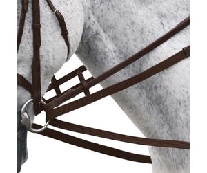 Shires Cotton Horse Web Reins Brown (One Size)